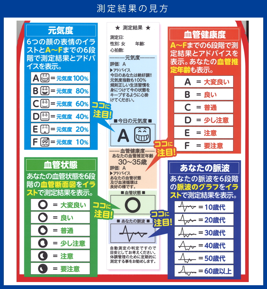 測定結果の見方